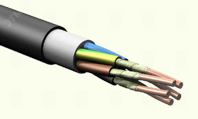 Кабель силовой ВВГнг(А)-FRLSLTx 5х2,5 ок (N,PE) - 0,66 кВ ТРТС