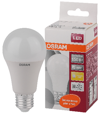 Лампа светодиодная LED 13Вт Е27 CLA150 FR тепло-бел, матовая OSRAM