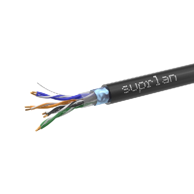 Витая пара Median FTP Cat.5e 4x2xAWG24 Cu PE Outdoor 305м SUPRLAN