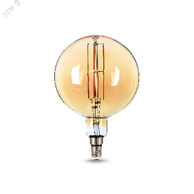 Лампа светодиодная LED 8 Вт 780 Лм 2400К теплая Е27 G200 golden Filament Gauss