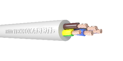 Провод ПВС 5х1,5 (4х1,5+1х1,5) ТРТС