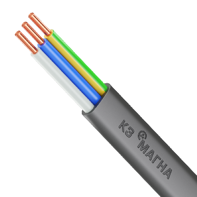 Кабель силовой ВВГ-П нг (А) LS 3х10-ок-06ТРТС однопроволочный