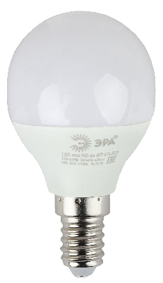 Лампа светодиодная LED P45-6W-840-E14(диод,шар,6Вт,нейтр,E14)