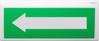 Оповещатель свето-звуковой пожарный адресный      ВОСХОД-АПС-03 ''Стрелка влево''