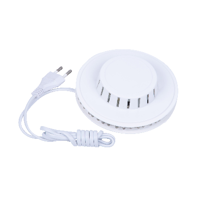 Светодиодный светильник-проектор ULI-Q304 2,5W/RGB WHITE Напольный Серия DISCO, многоцветный Горизонтальная проекция ТМ VOLPE Кабель с вилкой, 220В Цвет корпуса - белый.