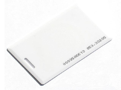 Карта Mifare Clamshell с прорезью, c печатью ID   номера