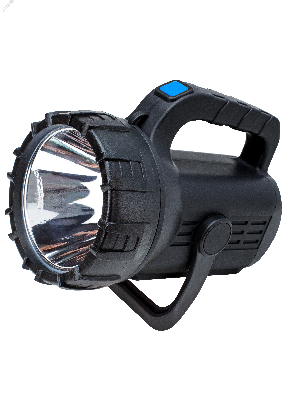 Фонарь-прожектор аккумуляторный KOSAc8010WLith, 5W  прожектор + 5W СОВ боковая панель, аккум. 3,7V 3,6Ah, 350Lm -  10 часов, 350Lm - 10 часа, Космос