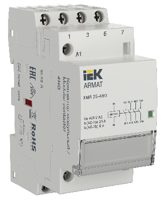 ARMAT Контактор модульный KMR 25А 230В AC 4НО IEK