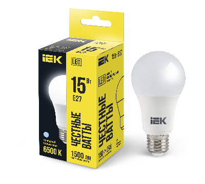 Лампа светодиодная LED 15вт Е27 дневной ECO