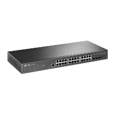 Коммутатор управляемый JetStream L2+ 24 порта 10/100/1000 Мб/с RJ-45, 4хSFP+