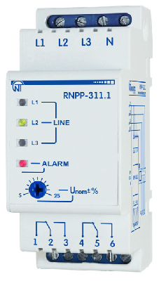Реле напряжения трехфазное РНПП-311.1
