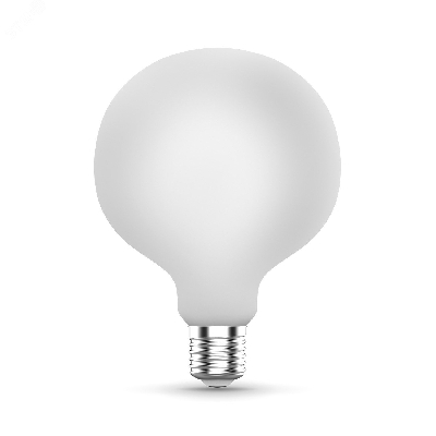 Лампа светодиодная филаментная LED 10 Вт 1100 лм 4100К AC185-265В E27 шар G125 нейтральный матовая колба диммируемая Black Filament Gauss