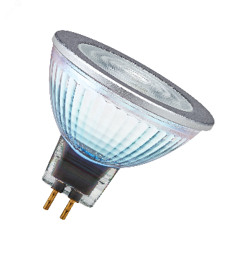Лампа светодиодная диммируеммая LED 8Вт GU5.3 4000К 561лм спот 12V CL (замена 50Вт) MR16  DIM OSRAM Parathom
