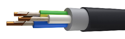 Кабель силовой ВВГ-Пнг(А)-LS 3х6ок-0.660 черный барабан