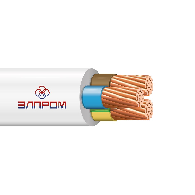 Провод ПВС 3х0.75 белый(100м) ТРТС