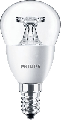 Лампа светодиодная LED 5.5(40)Вт Е14 840 P45 прозрачный шар