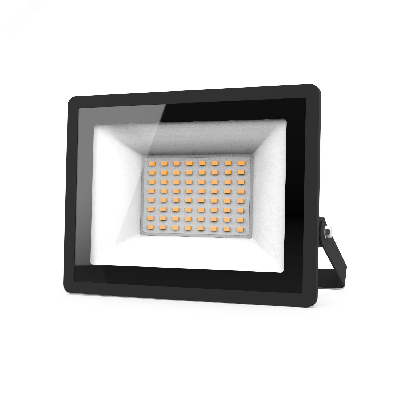 Прожектор светодиодный ДО-50 Вт 4450 Лм 3000К IP65 200-240 В черный LED Elementary Gauss