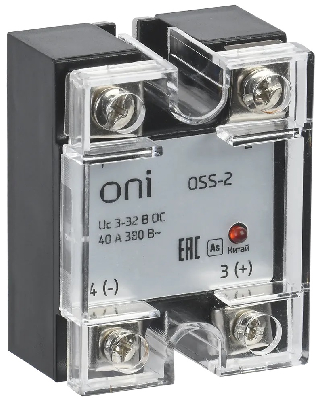 Реле твердотельное OSS-2 25А 380В AC 3-32В DC ONI